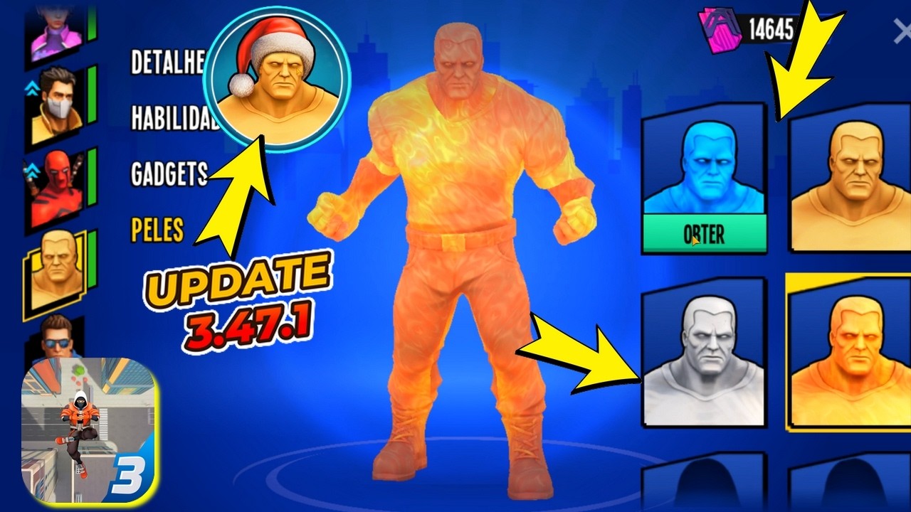 🔥PEGUEI TODAS as SKINS DO HOMEM DE AREIA😱NOVO EVENTO🔴Spider Fighting 3🔴UPDATE, JOGO DE SIMULADOR