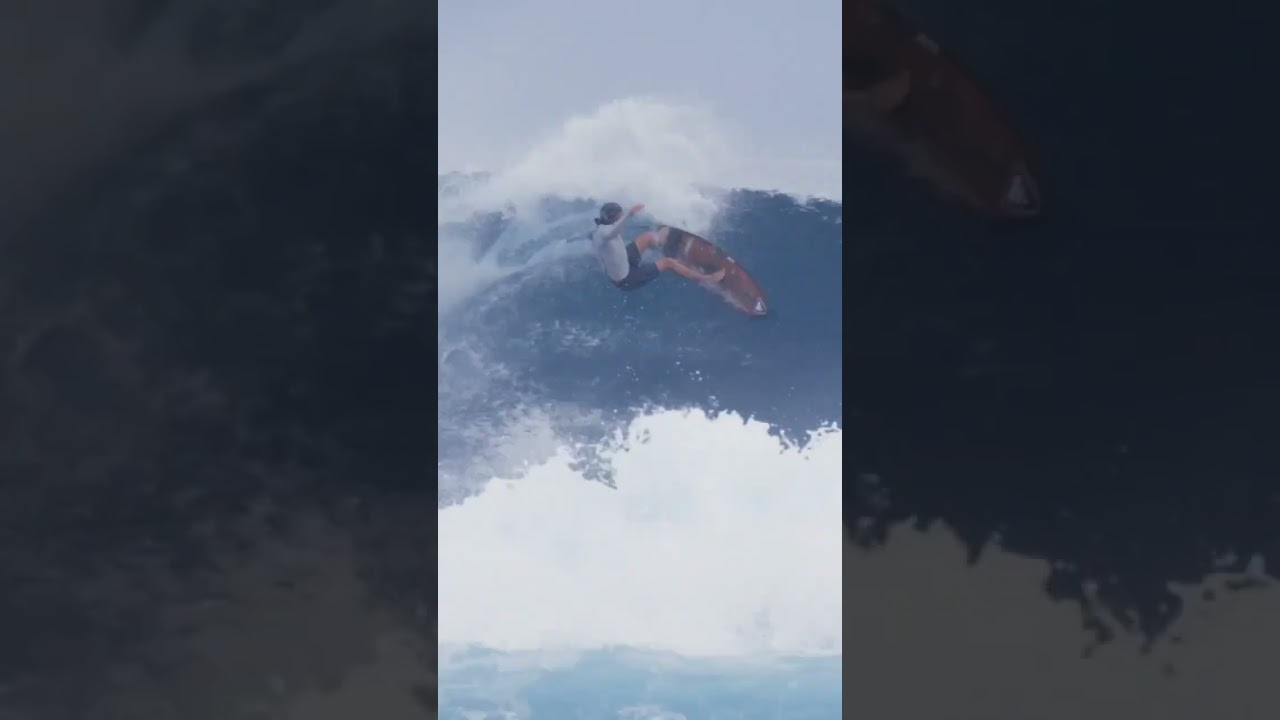 Scoring EPIC Waves in Fiji #shorts