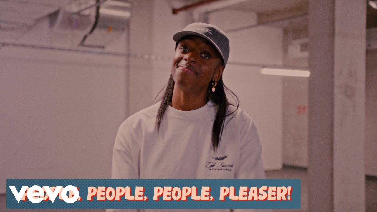 Cat Burns - people pleaser (lyric video)