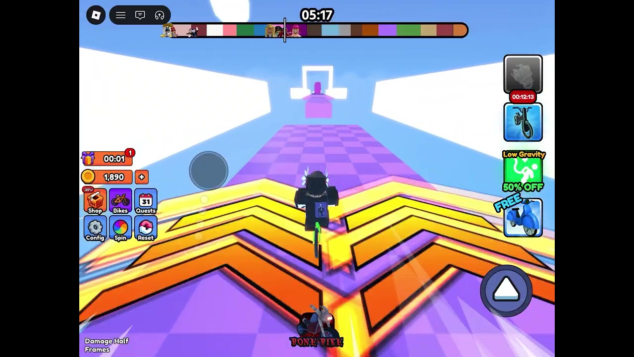 The bike obby game