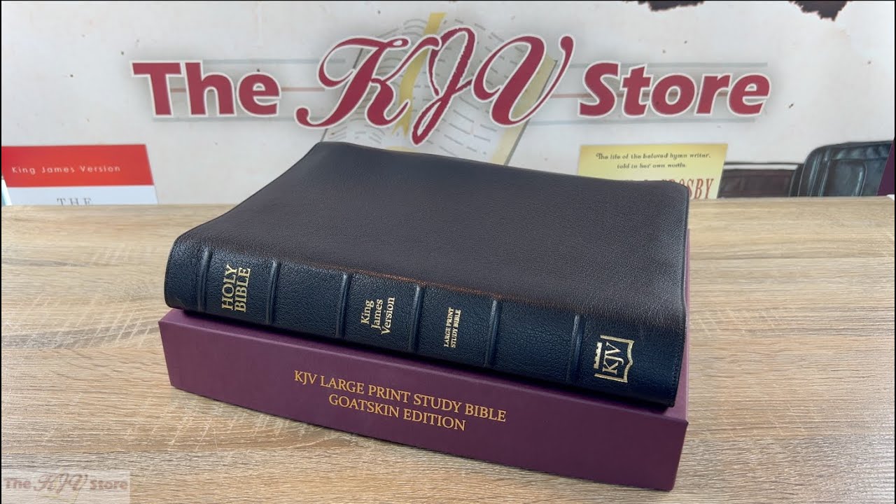 KJV Classic Large Print Study Bible (With C. I. Scofield Notes) - Goatskin Edition