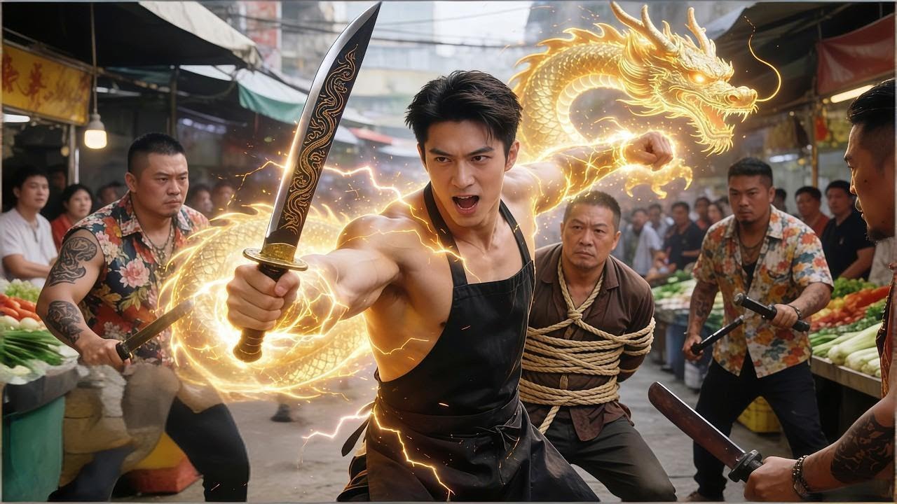 Matones golpean a los padres de un carnicero: ¡se arrodillan al ver su poder de Dios de Guerra!