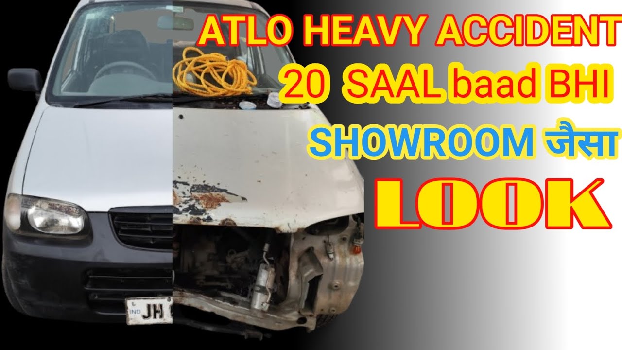 Alto car accident video | car accident repair | maruti alto restoration work #alto #marutisuzuki 