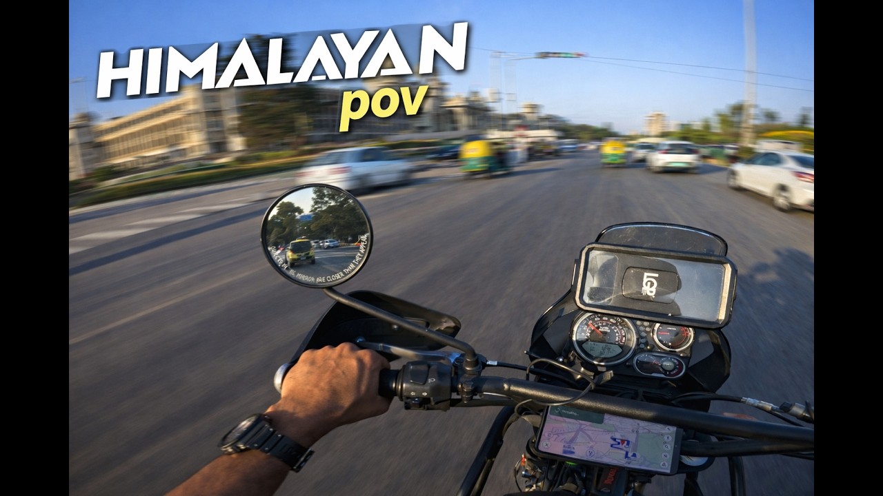 Bangalore Traffic Diaries: Vidhana Soudha Ride | Himalayan 411 | 4K POV