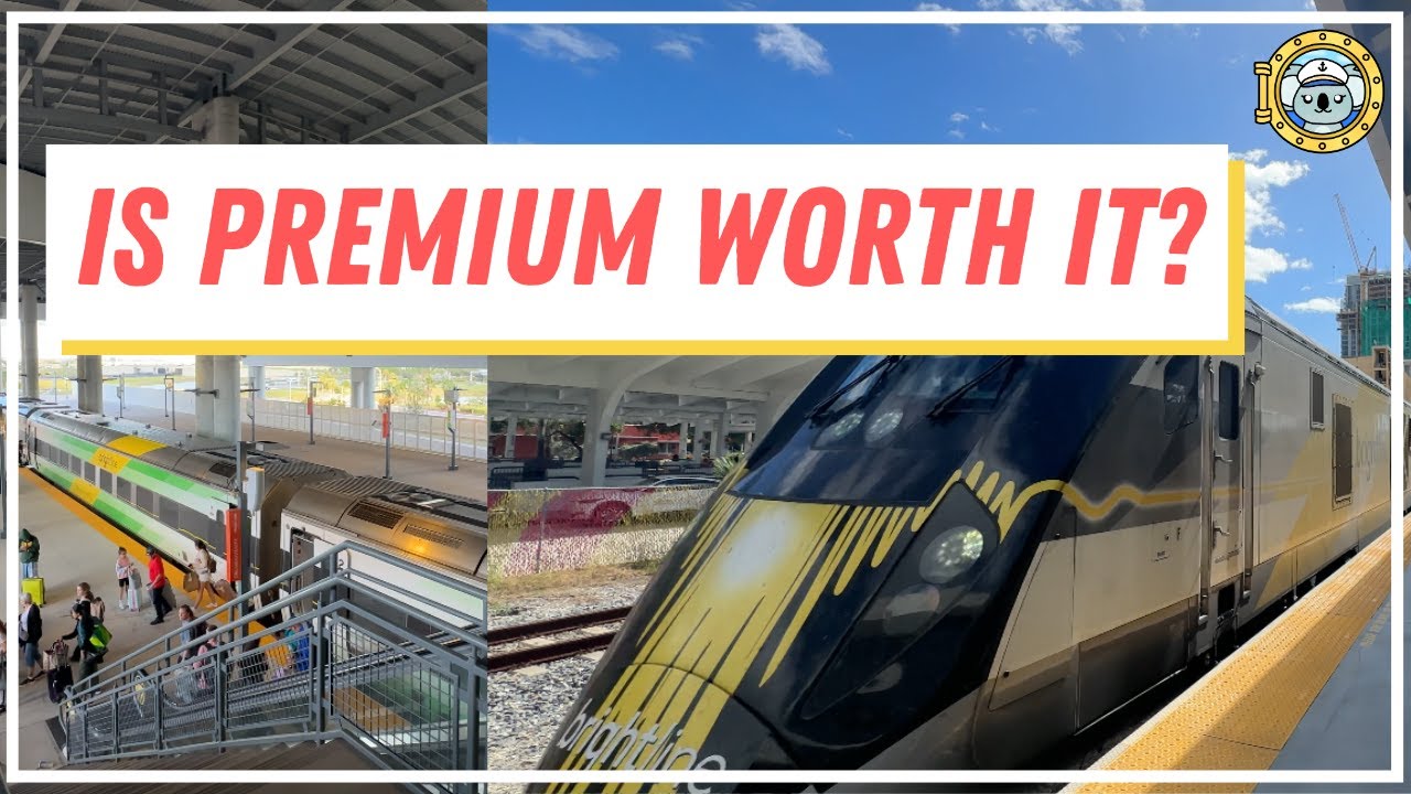 Riding Florida's High-Speed Train: Brightline (Premium Class)