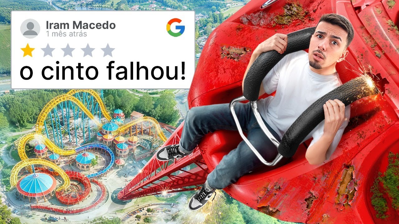 Testei os Piores Parques 1 Estrela dos Estados Unidos