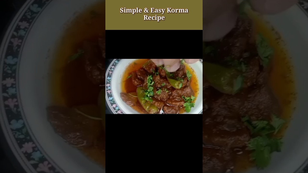 Beef korma || shorts|| short videos|| Ami Jaan Ki Cooking