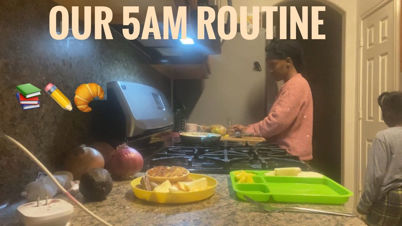 Waking Up at 5AM to Cook for My Sons Before School 