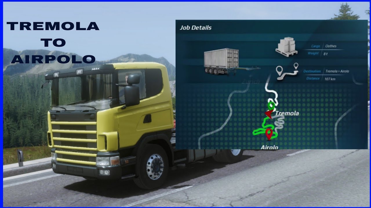 Trimola to Airpolo Cargo job in Trucker Of Europe 3 #toe3 #truckerofeurope #truckgame gameplay