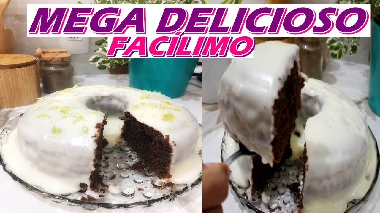 BOLO DELICIOSO DE CHOCOLATE COM CREME DE LIMÃO! FACÍLIMO, POUCOS INGREDIENTES, SEM GASTAR MUITO R$
