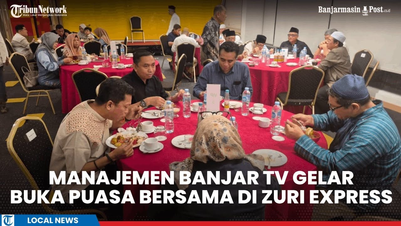 Banjar TV Gelar Buka Puasa bersama Banjarmasin Post dan Relasi di Zuri Express