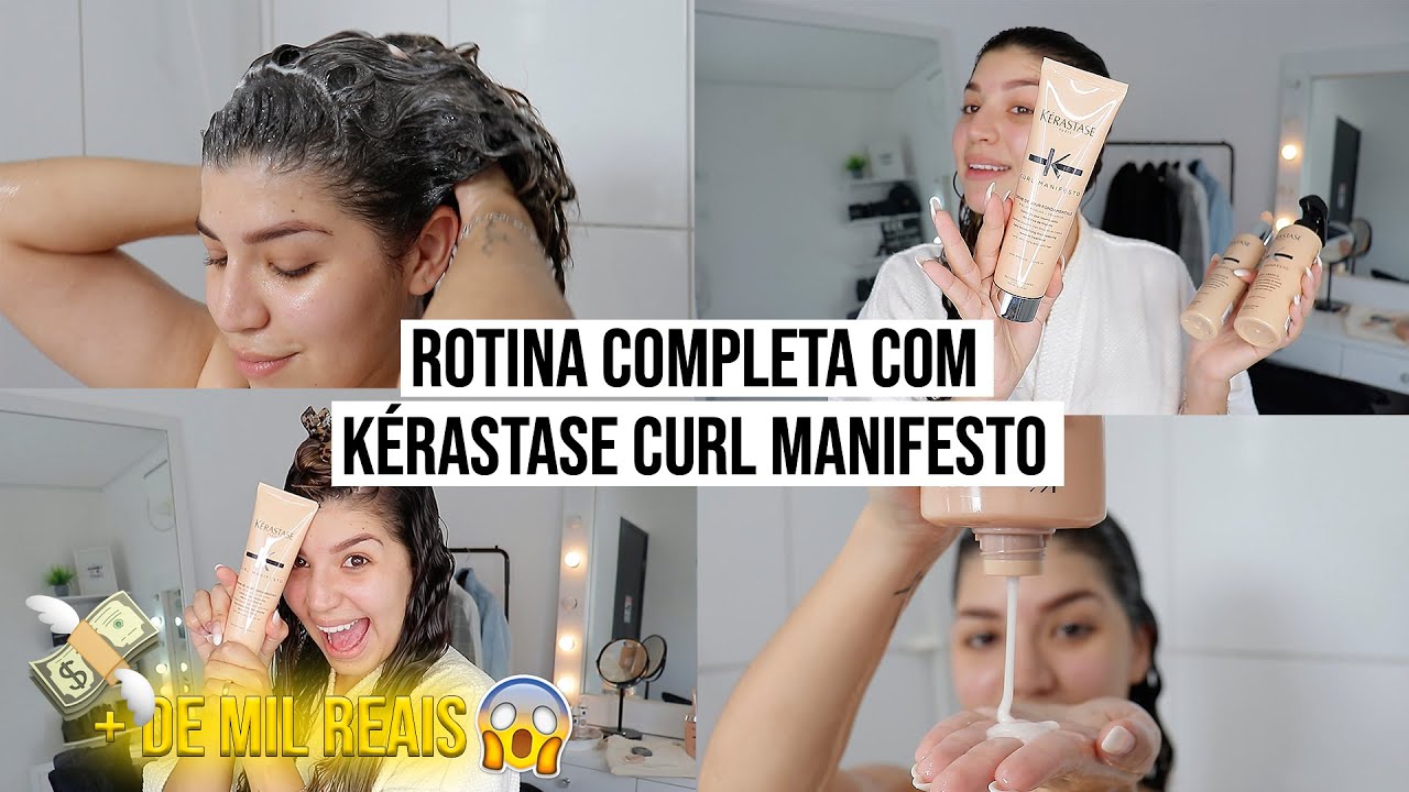 ROTINA COMPLETA COM KÉRASTASE CURL MANIFESTO *cabelo cacheado* | por Jessica Melo