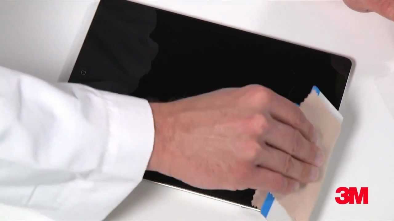 The Easy, Bubble-Free Way to Apply a 3M&trade; Privacy Screen Protector to your Tablet