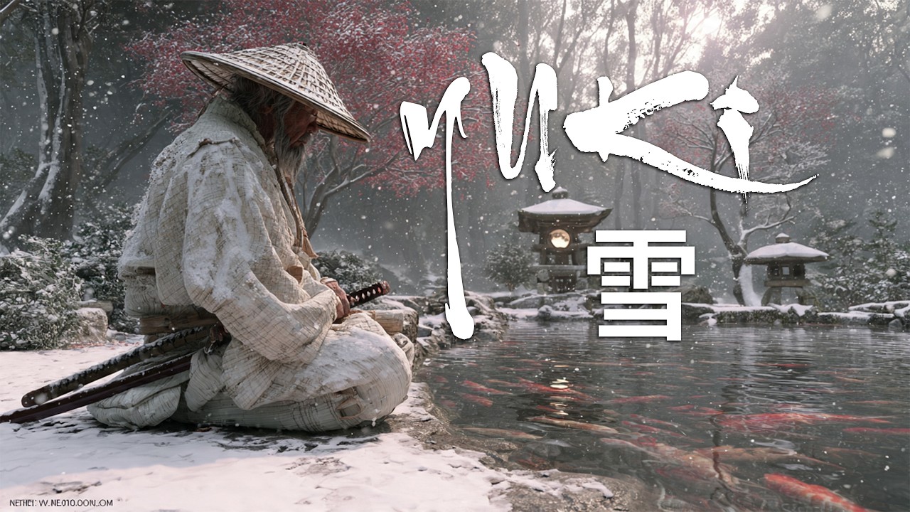 YUKI — 雪 | Japanese Samurai Zen Music for Quiet Mind & Deep Relaxation ️🎧 3H Relaxing Music