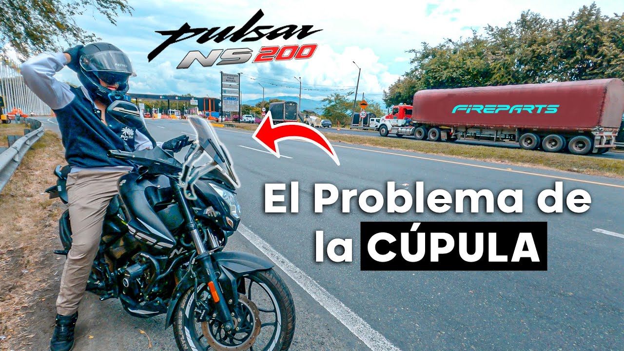 Probando La Cúpula de Fire Parts para Pulsar NS 200 🏍