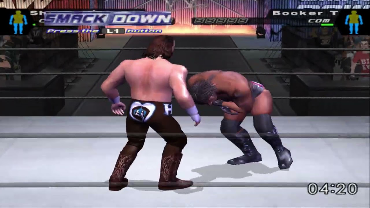 FULL Shawn Michaels VS Booker T | WWE SmackDown! HCtP #Nostalgia #PS2 #wwetiktok #wwe #smackdown