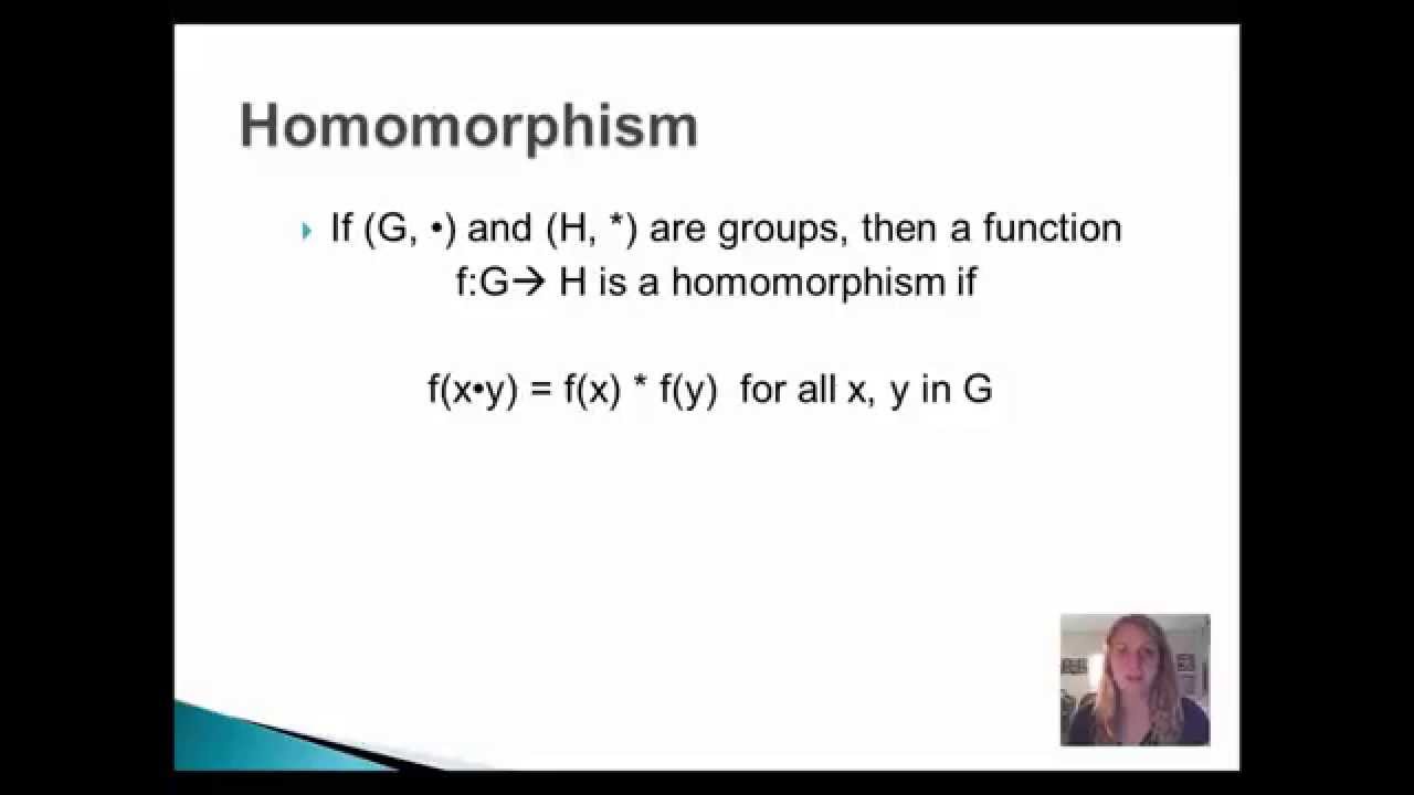 Homomorphisms, Isomorphisms, and Automorphisms