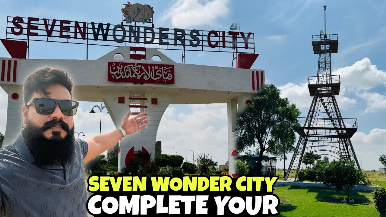 Seven Wonders City Karachi M9 Motorway Complete Tour | Low Cost Project (Sajid Jaguar Vlog)