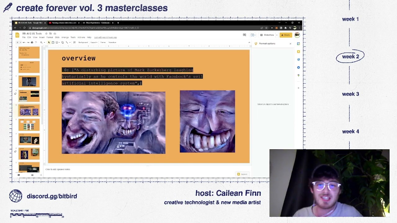 Introduction to AI tools for creatives Cailean Finn | bitbird create together vol.3