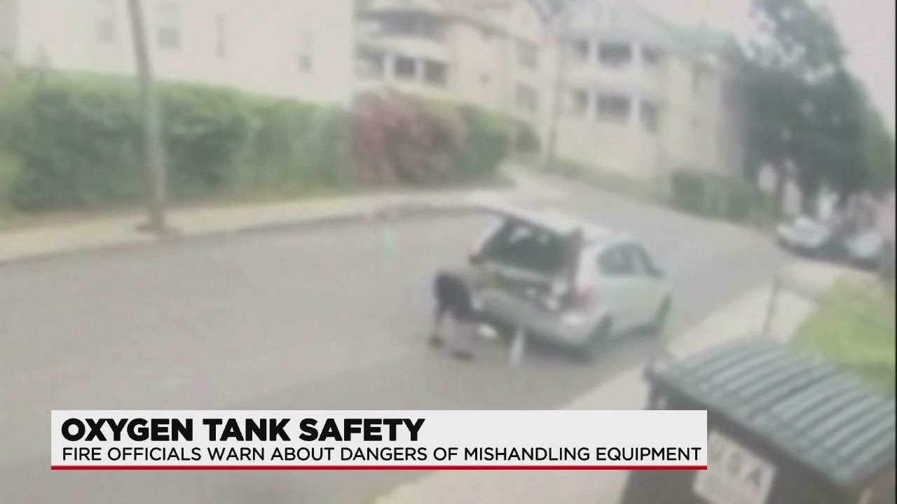 City officials believe man tampering with oxygen tank caused Tuesday's explosion
