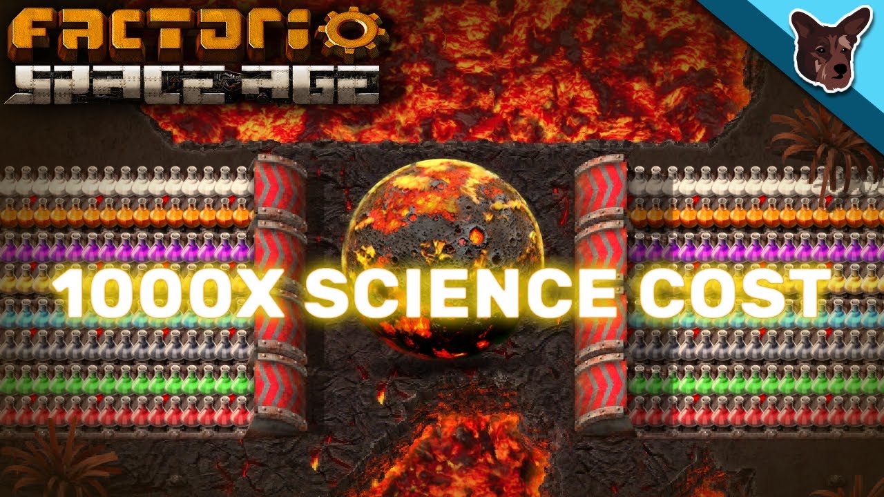 I beat Vulcanus with 1000X Science Cost in Factorio