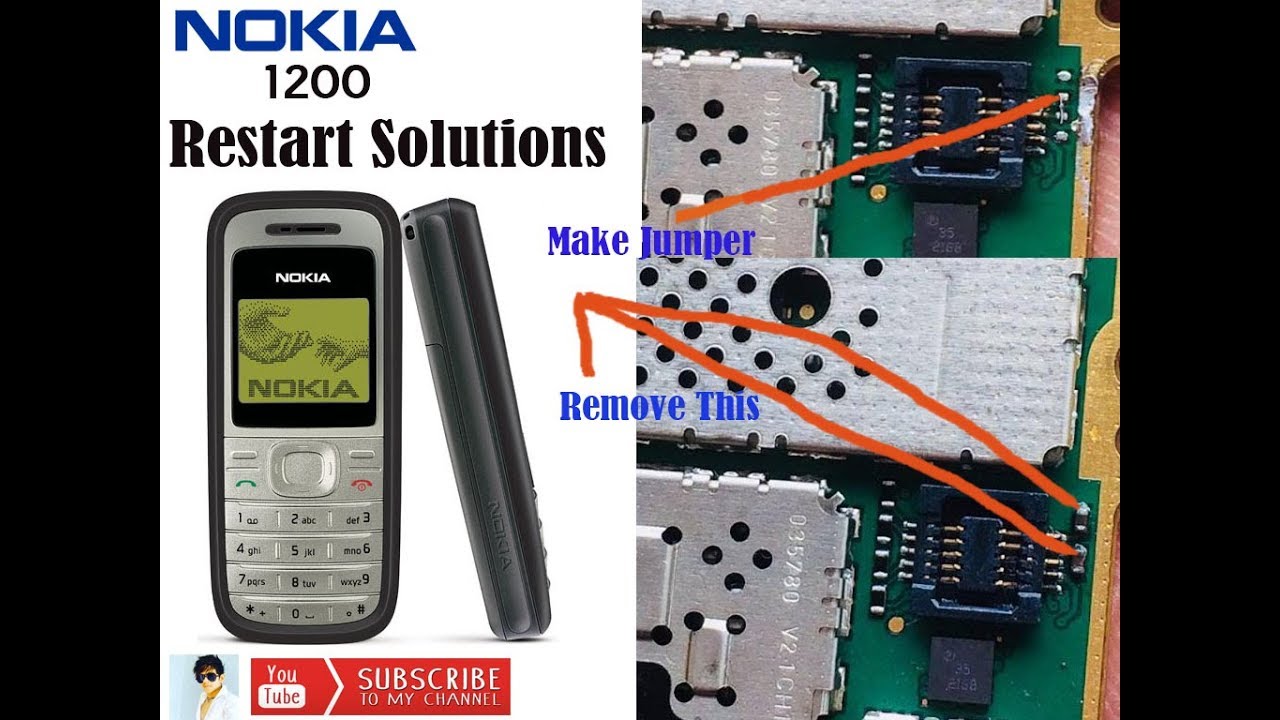 Nokia 1200 Auto restart problem solution
