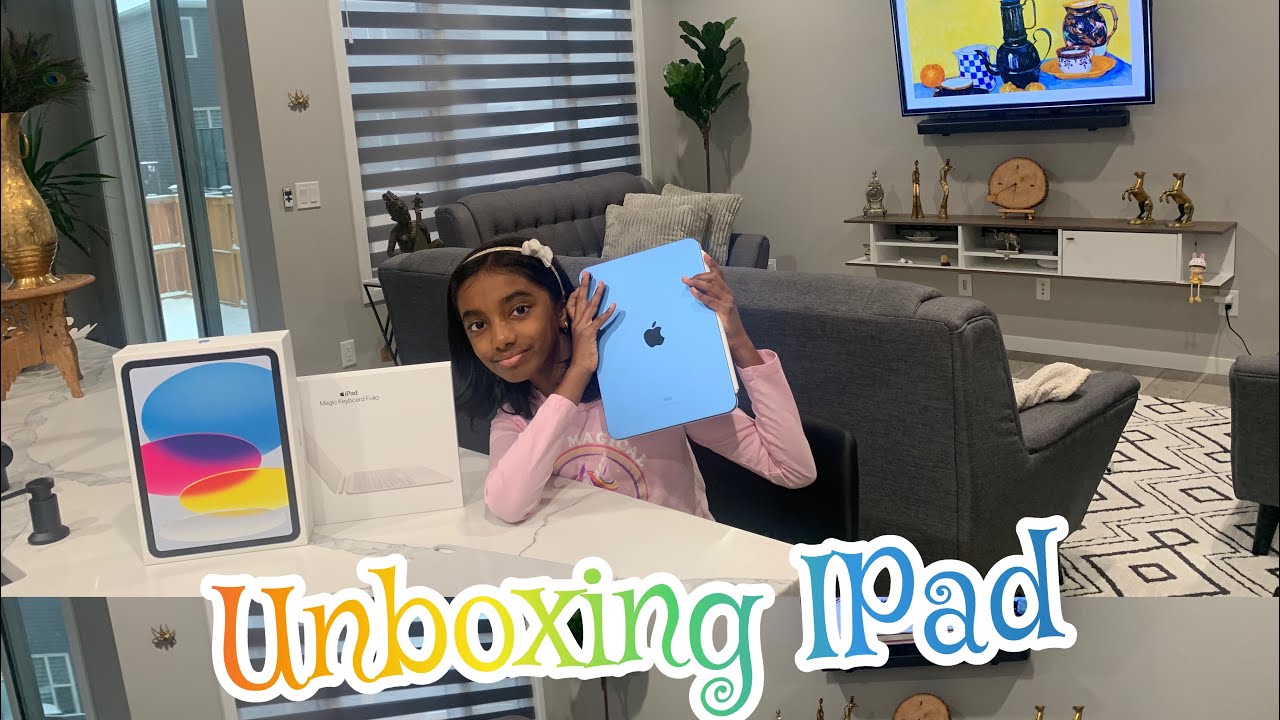 Unboxing iPad (10th generation) and Magic Keyboard 