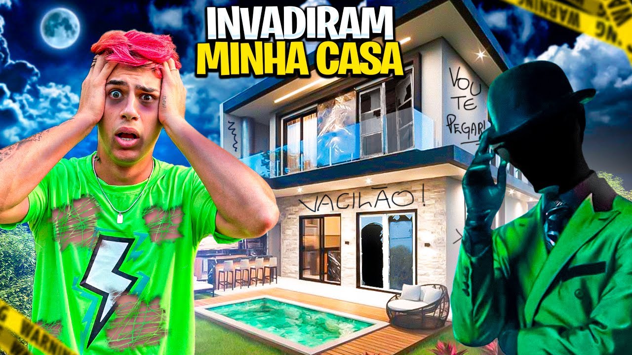 INVADIRAM A MINHA CASA😱 *meu pior inimigo