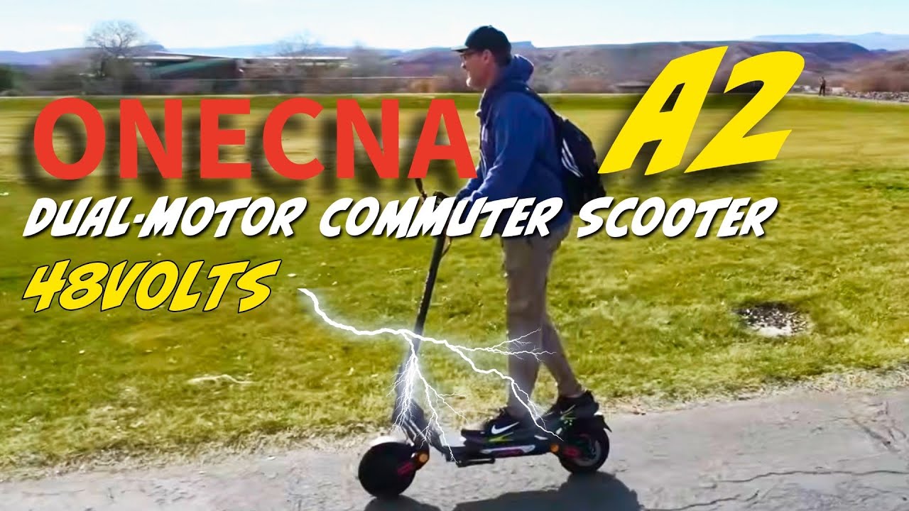 ONECNA A2 Dual Motor Commuter Electric Scooter FAST!
