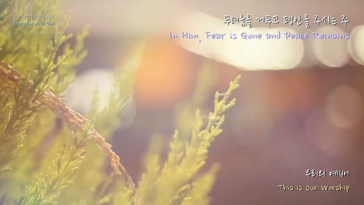 두려움을 거두고 평안을 주시는 주ㅣ마음에 평안과 쉼을 주는 CCM 피아노ㅣ 묵상 찬양ㅣ 하나님의 평안과 위로가 필요한 이에게