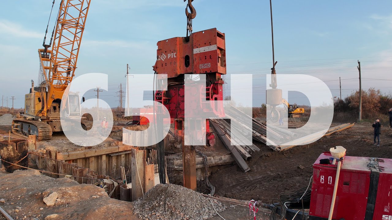 PTC 65HD Vibrodriver | Deep Foundations in Azerbaijan