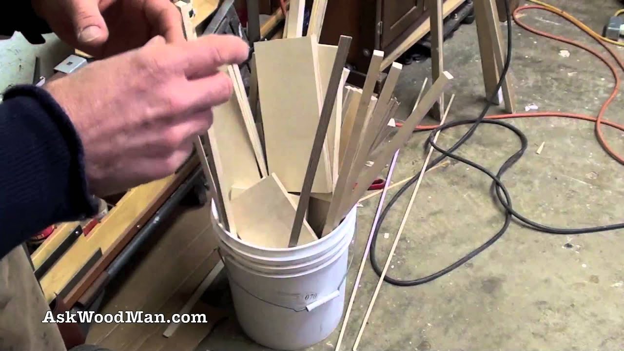 How To Make Plywood Boxes &bull; 30 of 64 &bull; Woodworking project for kitchen cabinets, desks, etc...