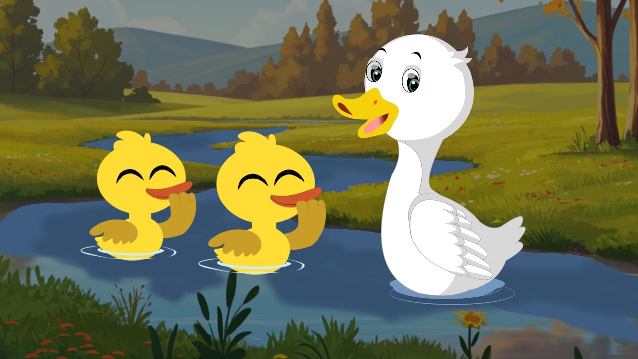 Five little green ducks | pumpum kids song & nursery rhymes