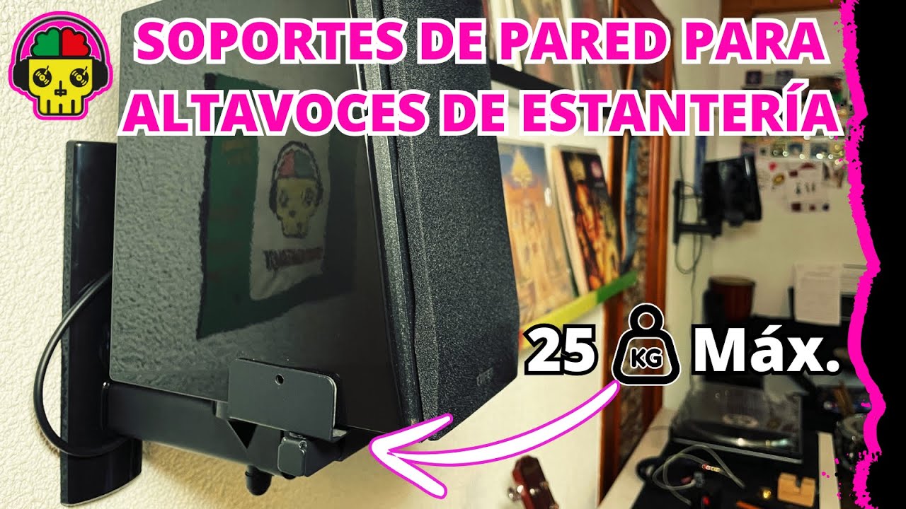 Soportes para colgar altavoces de estantería en la pared | Consejos para colocar tus bocinas