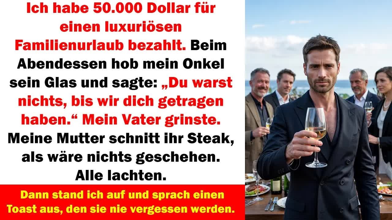 ich zahlte 50 000 für den familienurlaub doch beim toast erfuhren sie wer ich wirklich bin