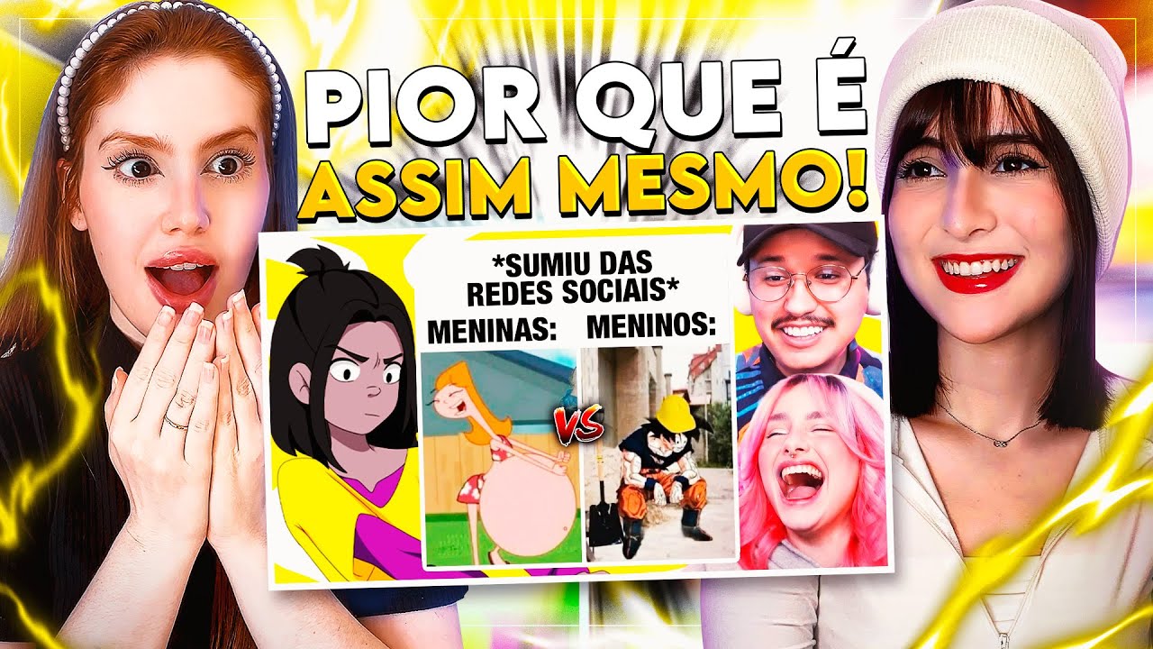 REACT | SIM SOU SILVA: MENINOS VS MENINAS | CR Reacts