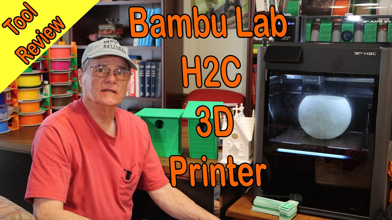 Bambu Lab H2C 3D Printer 3D Printing with Wayne