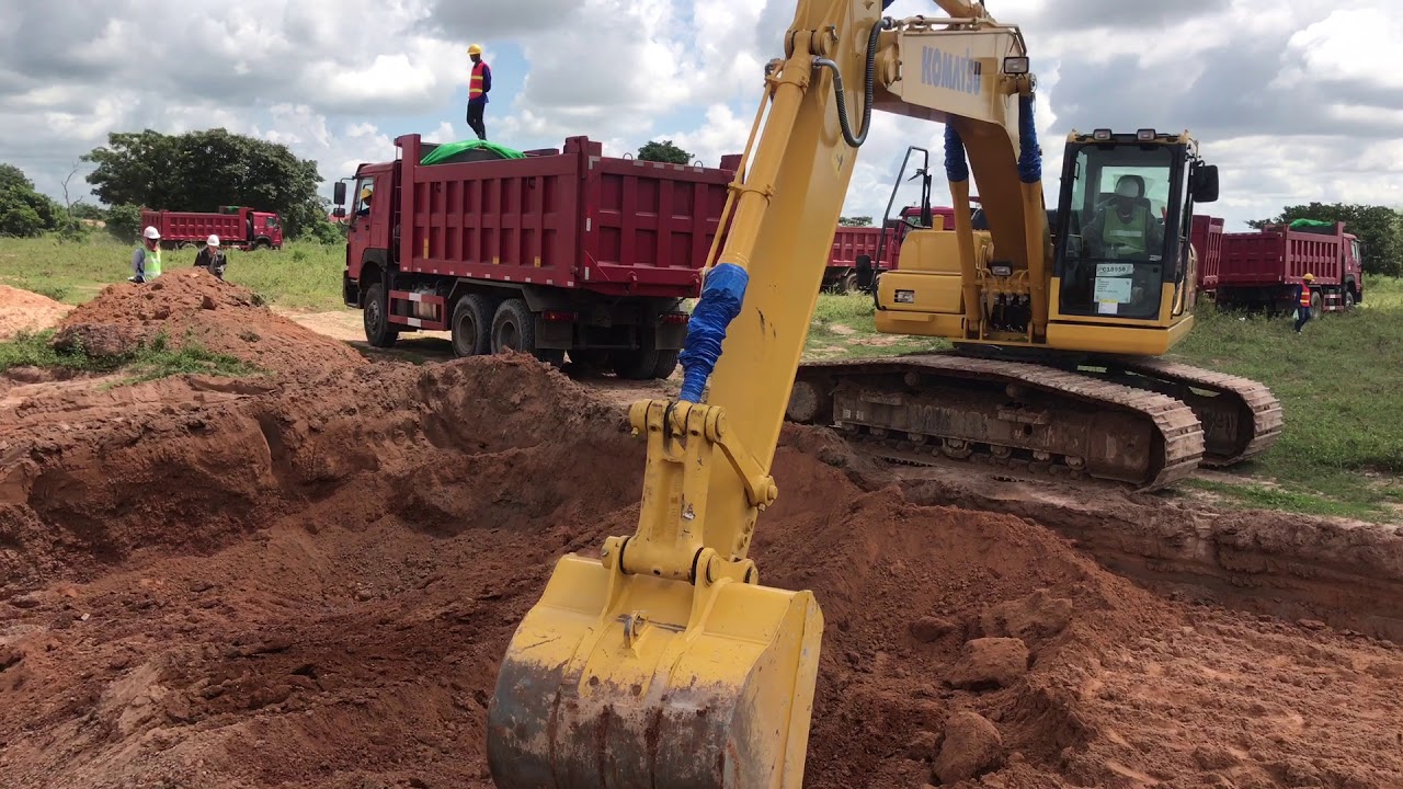 Borrow pit extraction