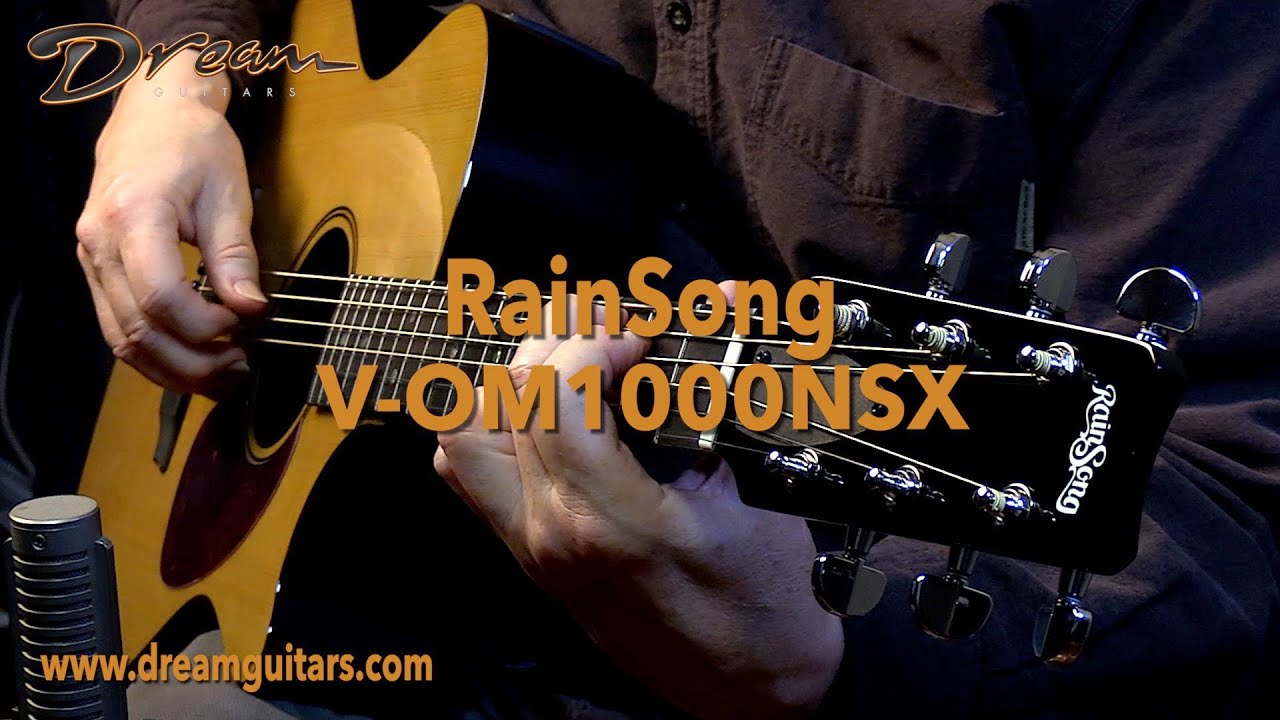 Brand New Rainsong V-OM1000NSX, Carbon Fiber & Hybrid Spruce/Carbon Fiber