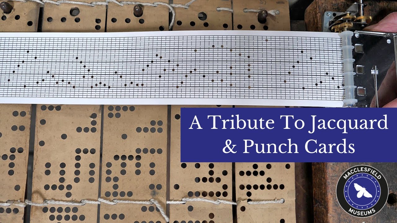 A Music Box Tribute To The Jacquard Mechanism and Punched Paper Automation.