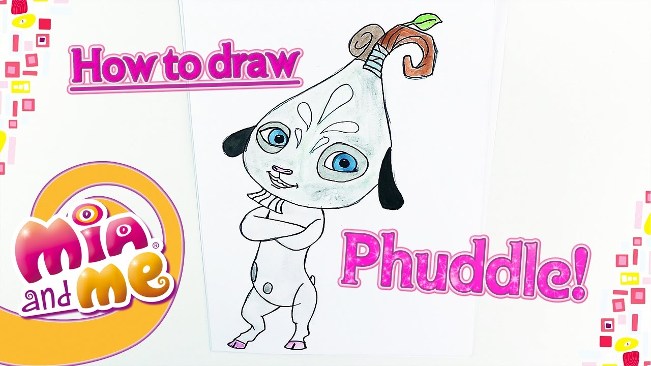 How to draw Phuddle - Mia and me