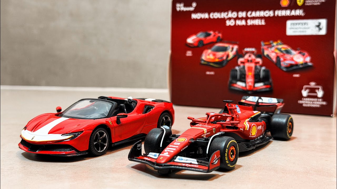 Vlog & Lendas Colecionáveis Shell & Ferrari