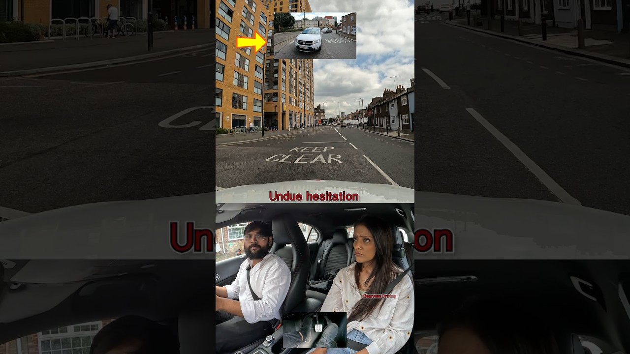 *FAILS FOR HESITATION* 😖 #driving #test #fail #london #road #car #learn #manual