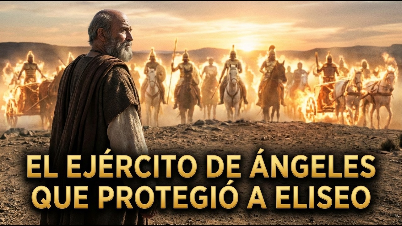 ¿Cómo era el ejército de ángeles que protegía a Eliseo?