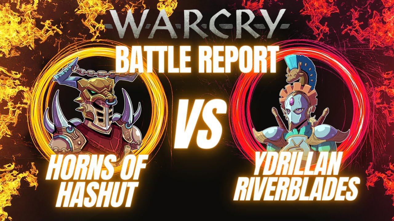 Warcry Battle Report: Ydrilan Riverblades vs Horns of Hashut