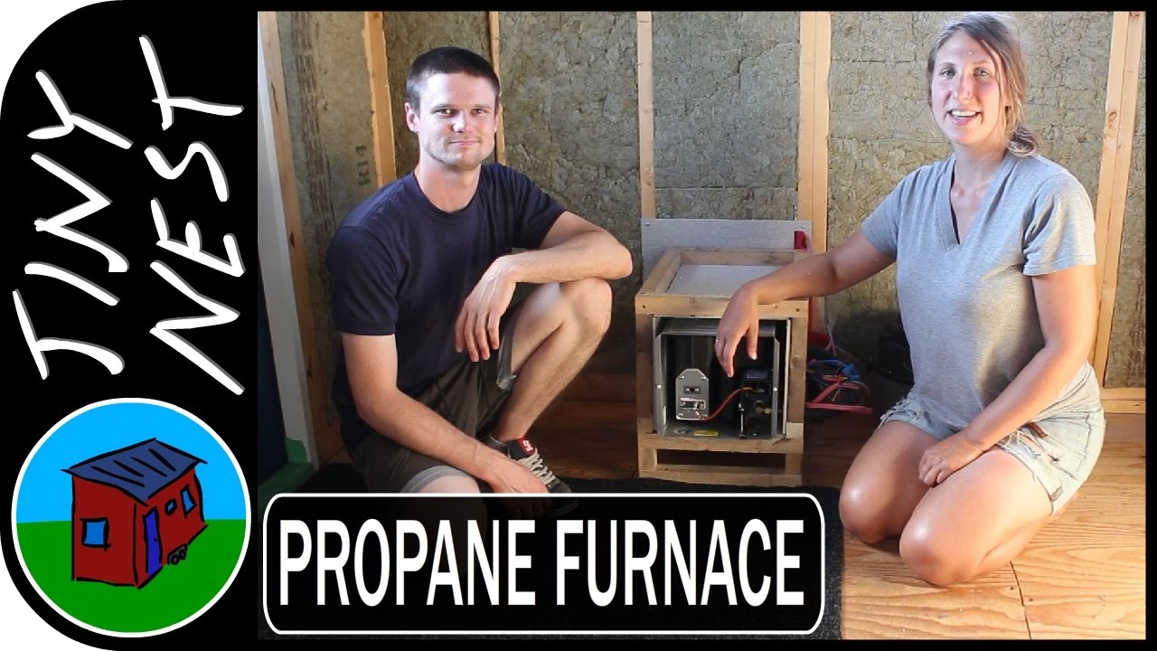 Propane Furnace Installation in a Tiny House (Ep.34)