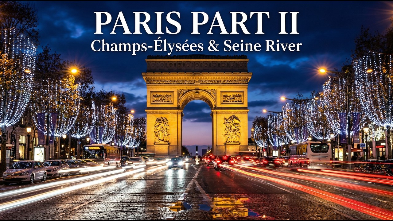 What Paris Feels Like | Champs-Élysées & Seine River | Travel Film