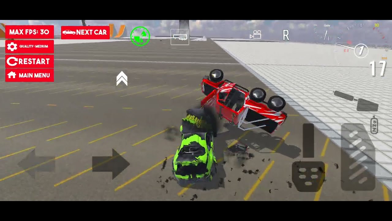 playing City Car Crash Extreme