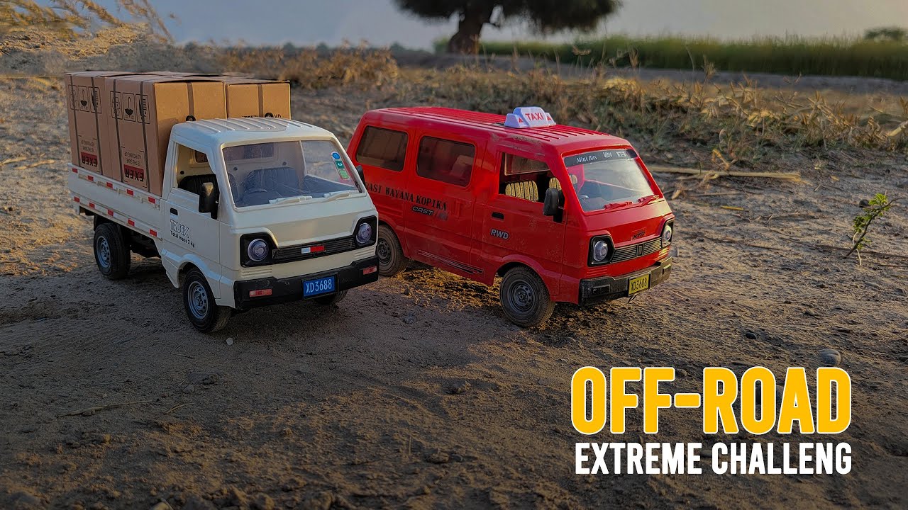 RC Suzuki Carry Pickup VS RC Suzuki Crawler Van | RC Car Videos | RC Truck | RC Cars | RC Car