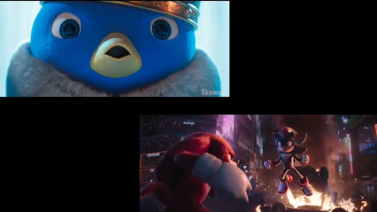 Sonic 3 Style Trailer Comparison